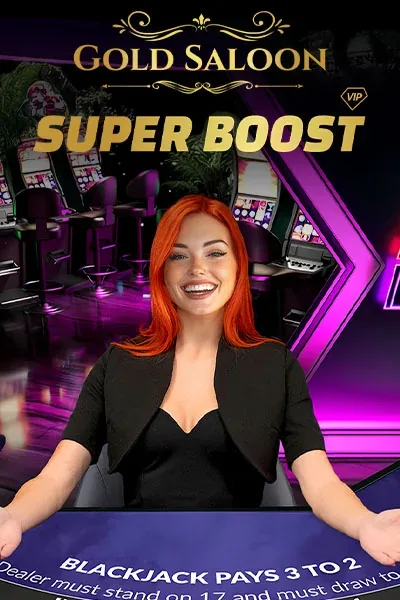 VegasHero Casino AT: Gold Saloon Super Boost Blackjack