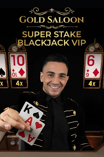 Gold Saloon Super Stake Blackjack | VegasHero Casino AT